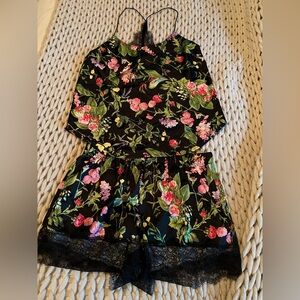 Victorias Secret floral pj set